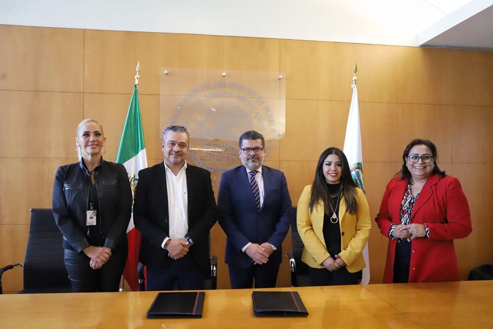 Los titulares del Poder Judicial del Estado y SICOM firmaron convenio de colaboración | Fotos Especiales