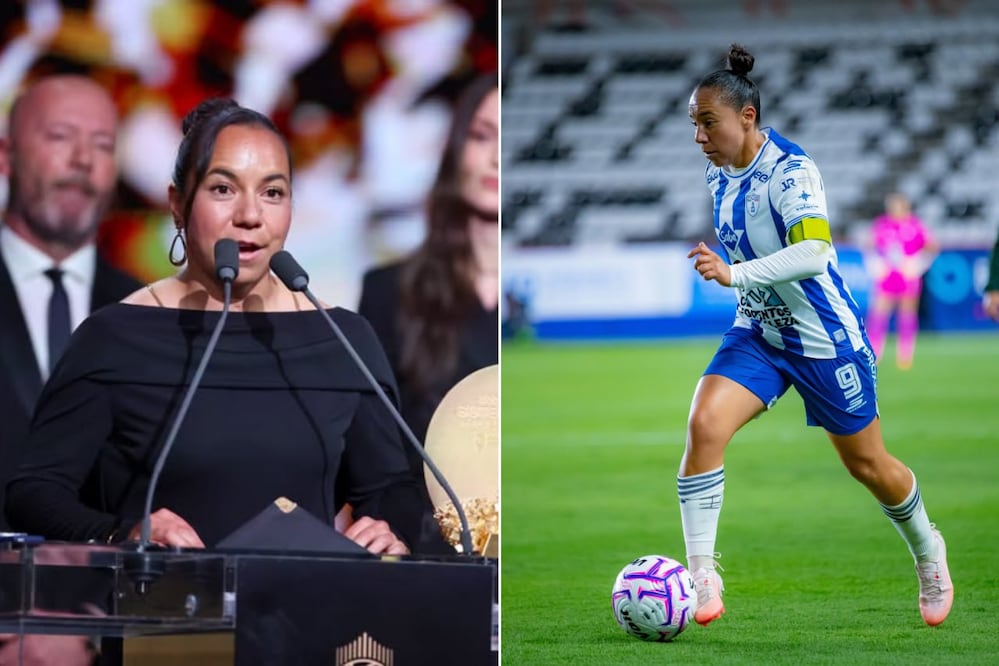 La futbolista mexicana Charlyn Corral ganó el Balón de Oro 2026 | Foto: FB El Universal Online / FB Charlyn Corral