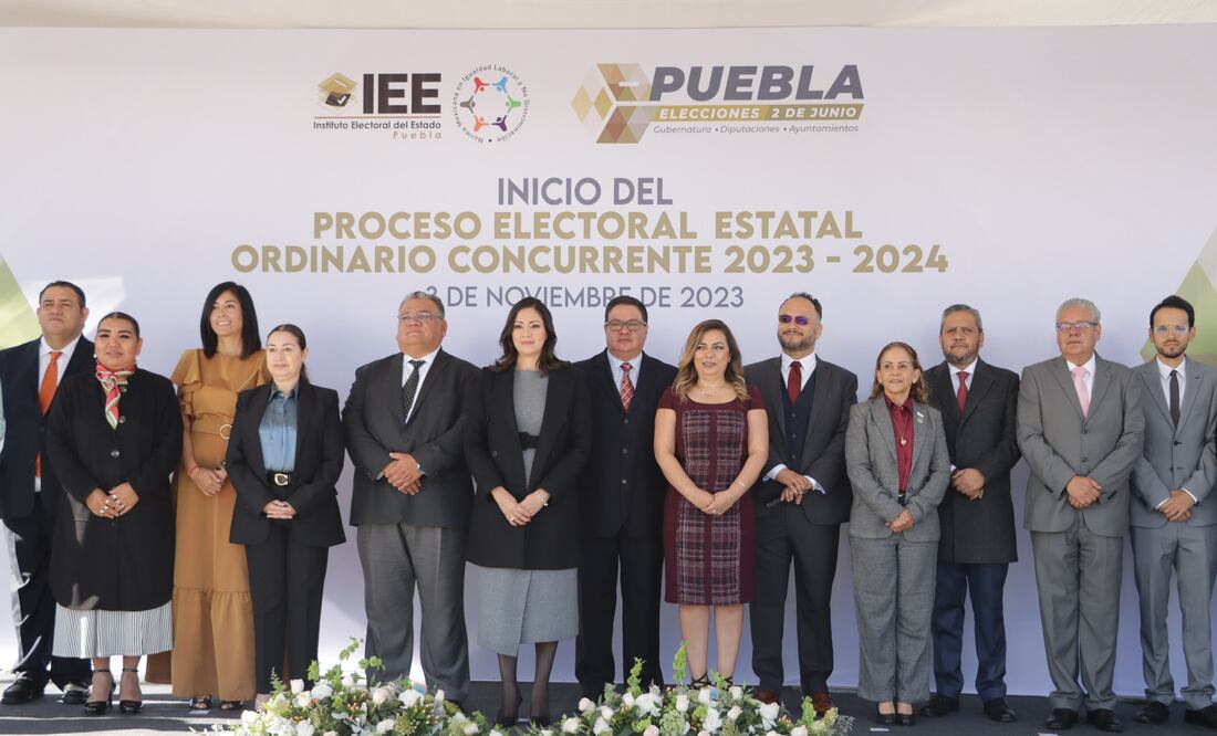 El IEE realizó la ceremonia de apertura del proceso electoral estatal en Puebla | Agencia Es Imagen para El Universal Puebla