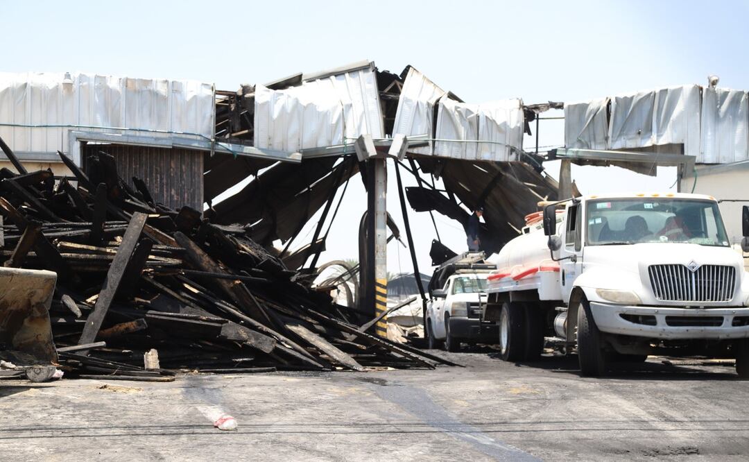 DAÑOS DEL INCENDIO EN CHOLULA