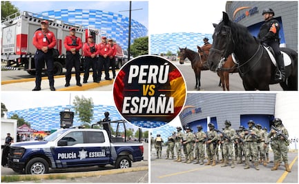 Más de mil 780 elementos vigilarán partido entre Perú y España