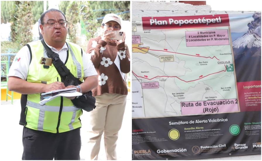 Refuerzan seguridad por ritual de cumpleaños del volcán Popocatépetl 