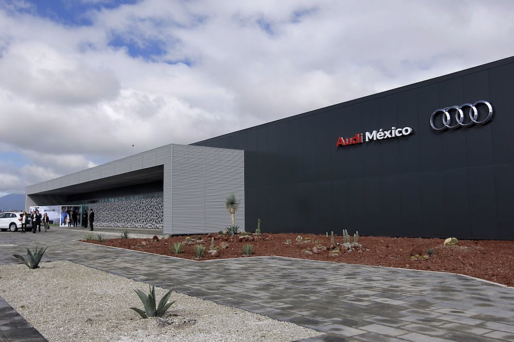 La planta de Audi México está en el municipio de San José Chiapa. Foto: Cuartoscuro