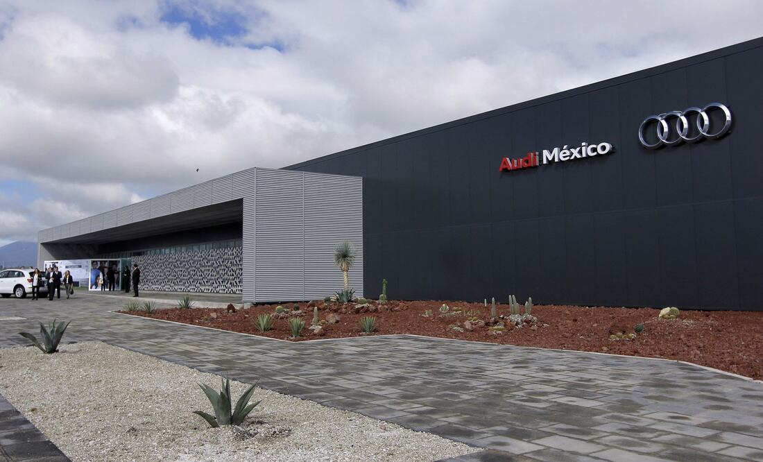 La planta de Audi México está en el municipio de San José Chiapa. Foto: Cuartoscuro