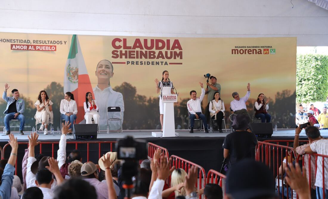 Claudia Sheinbaum estuvo en Tepeaca como segundo punto de su gira en Puebla | Foto: EsImagen