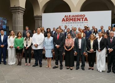 Armenta presenta a nuevos miembros de su gabinete; repite Josefina Morales en Finanzas