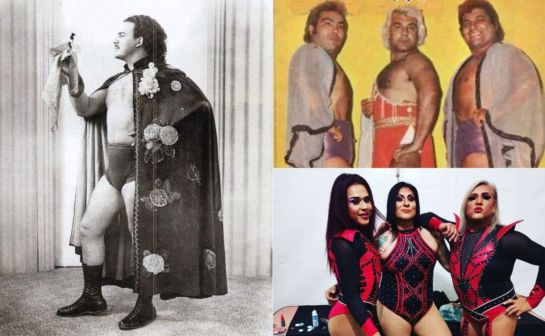 Una parte importante de la lucha libre son los luchadores exóticos | Foto: Esquina Ruda / Lucha Libre La Epoca Dorada / Mamba San