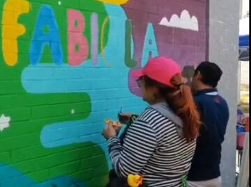 Colectivos pintan mural contra el olvido y en honor a Fabiola, desaparecida en 2021