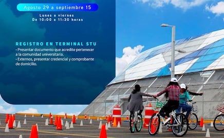 BUAP lanza convocatoria para aprender a andar en bicicleta
