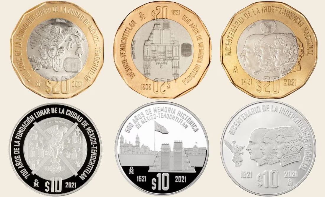 Las monedas conmemorativas son adquiridas en establecimientos como los bancos | Foto: Banxico
