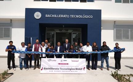 Pepe Chedraui encabeza inauguración del Bachillerato Tecnológico BUAP