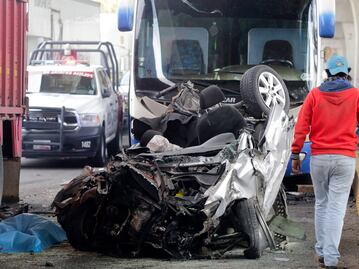 Muere menor en carambola de la autopista México-Puebla