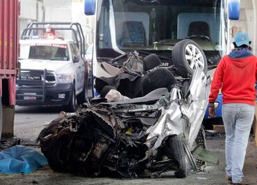 Muere menor en carambola de la autopista México-Puebla