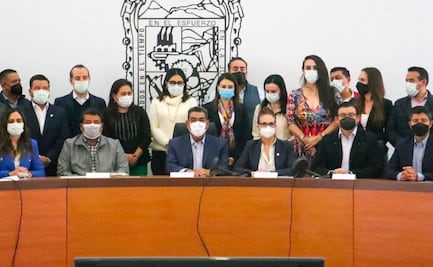 Gobernador de Puebla se reúne con dirigentes estatales del PAN y PSI