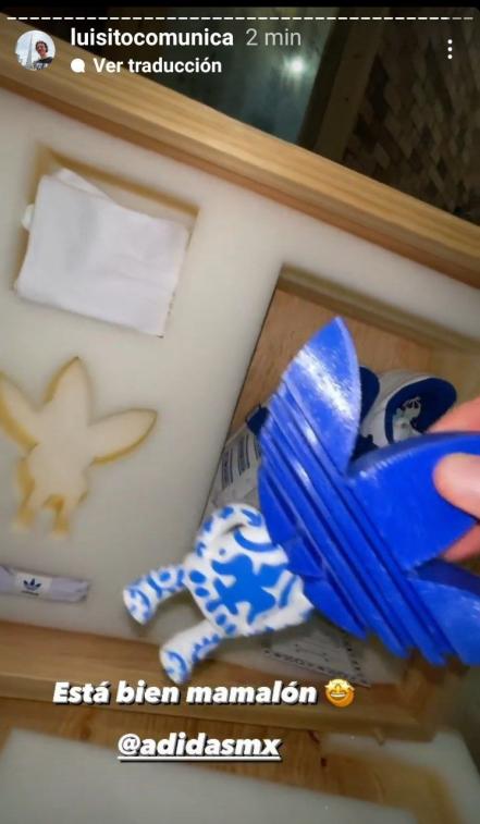 Luisito Comunica ya tiene sus Adidas Talavera
