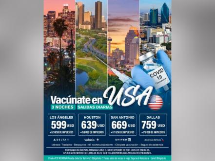 Turismo de vacunas: poblanos viajan a EU por dosis contra Covid-19