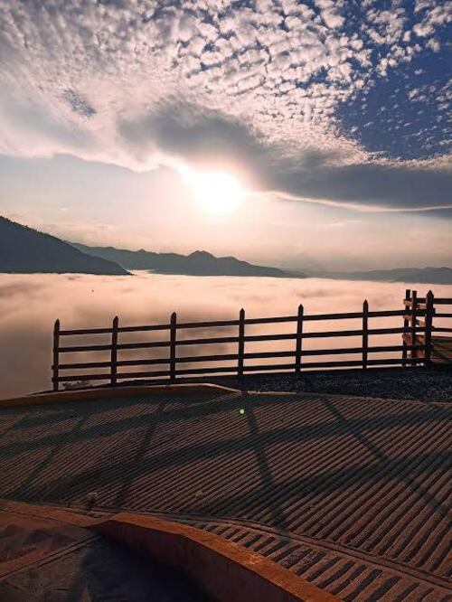 En Tetela de Ocampo puedes contemplar el mar de nubes en su mirador | Foto: X Tetela de Ocampo