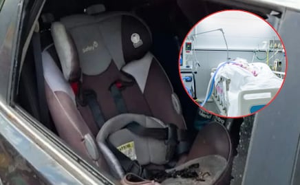 VIDEO Bala perdida en el Periférico Ecológico de Puebla tiene a niño de 8 años en terapia intensiva