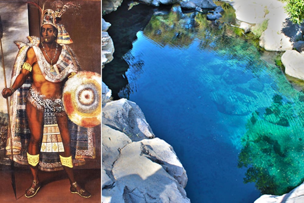 Moctezuma se bañaba en unas hermosas pozas azules | Foto: National Geographic