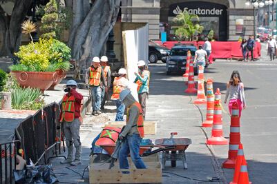 Asegura Ayuntamiento que vigilará obras en el zócalo de Puebla 