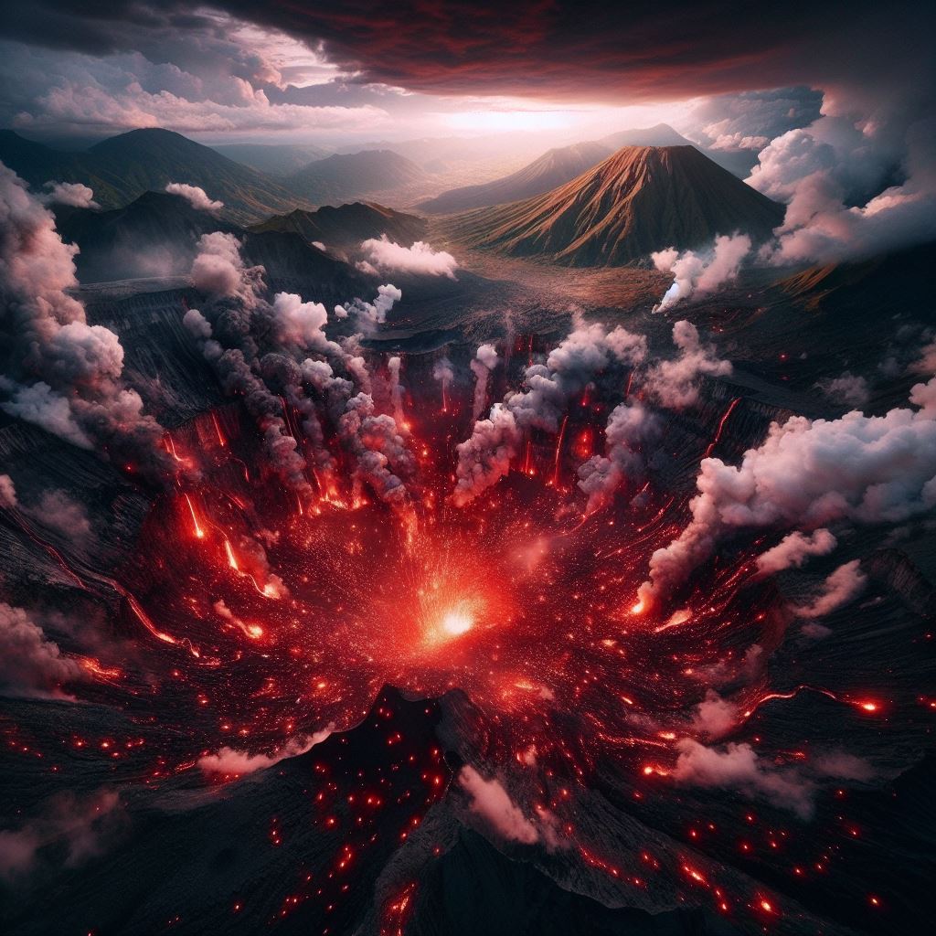 La IA da una interesante perspectiva del volcán Popocatépetl | Foto Bing