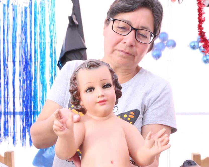 La imagen de Niño Dios puede ser restaurada en cualquier época del año | Foto: Agencia Es Imagen Para El Universal Puebla