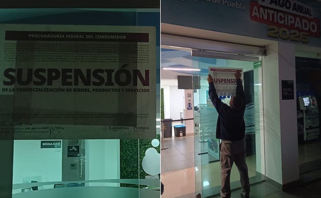 Profeco aplicó una suspensión en Agua de Puebla | Foto: Profeco