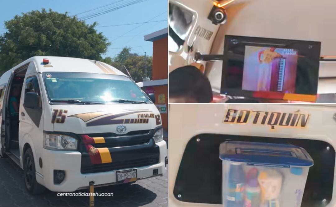 En Tehuacán hay una combi que destaca por su servicio VIP | Foto: Centro Noticias Tehuacán