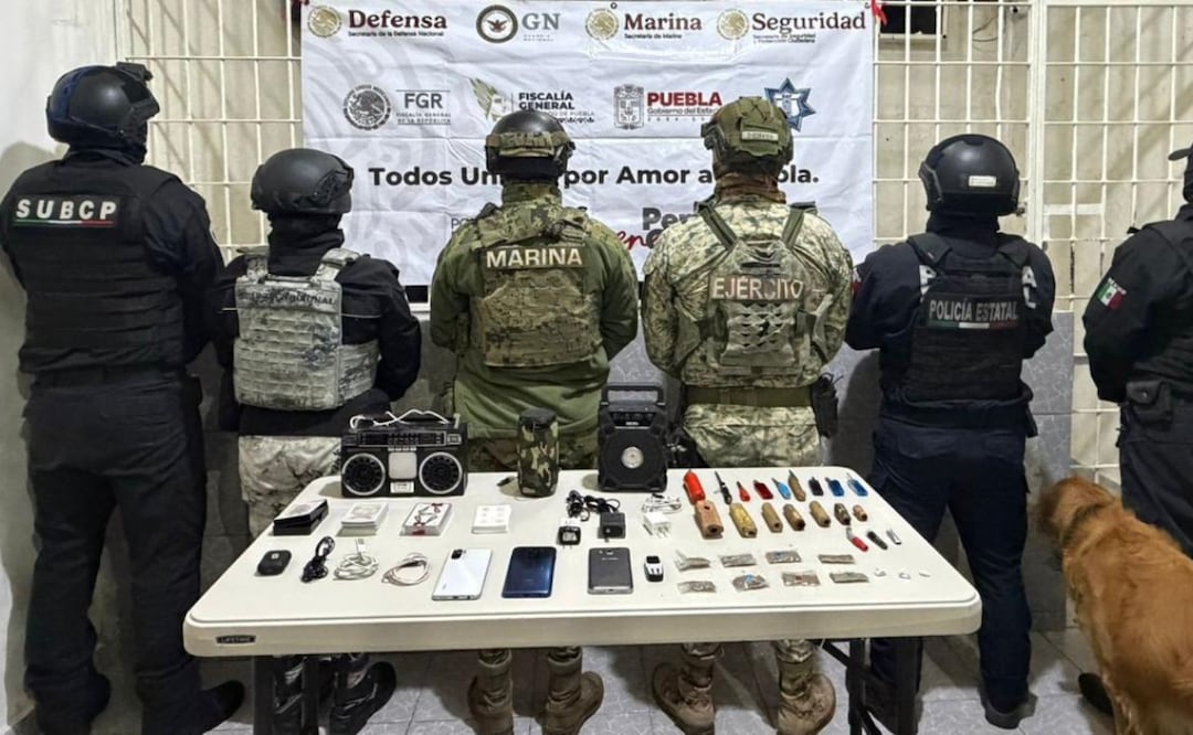 Lo operativos se realizaron en los penales de Puebla, Huauchinango y Huejotzingo | Foto: SSP