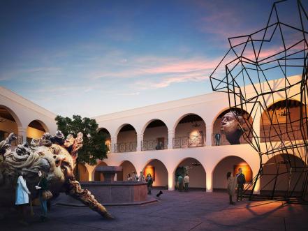 Así será el centro cultural en el Ex Hospital San Roque de Puebla