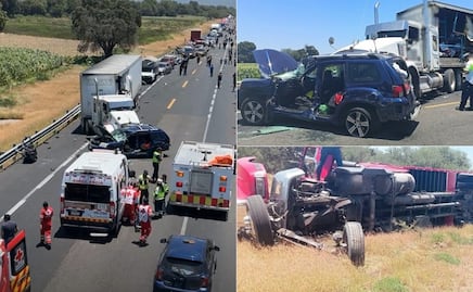 Carambola en la autopista Cuacnopalan-Oaxaca deja 9 lesionados