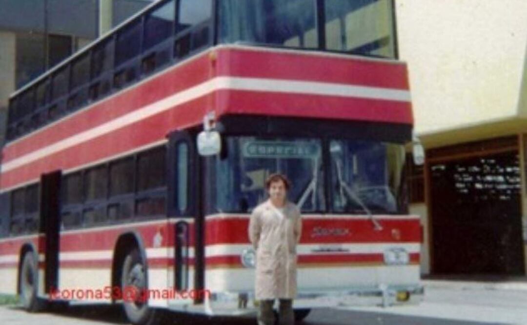 Este autobús urbano de dos pisos fue conocido por pocos en Puebla | Foto: Blog Dr. Samuel Banda