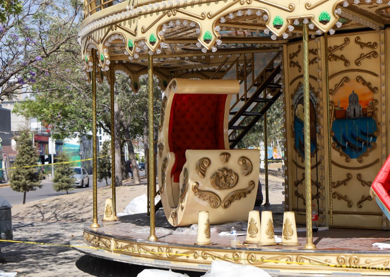 Un carrusel estilo veneciano será instalado junto a la Estrella de Puebla | Foto: EsImagen