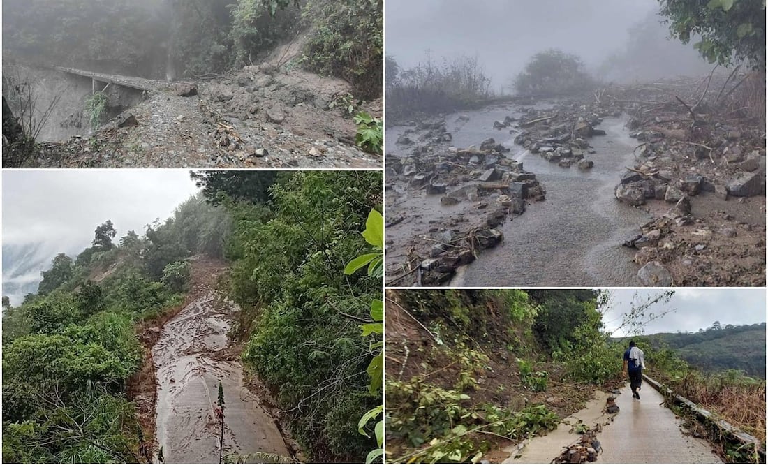 Habitantes de Naupan hacen llamado de auxilio, están incomunicados, sin luz ni agua | Foto: Redes Sociales
