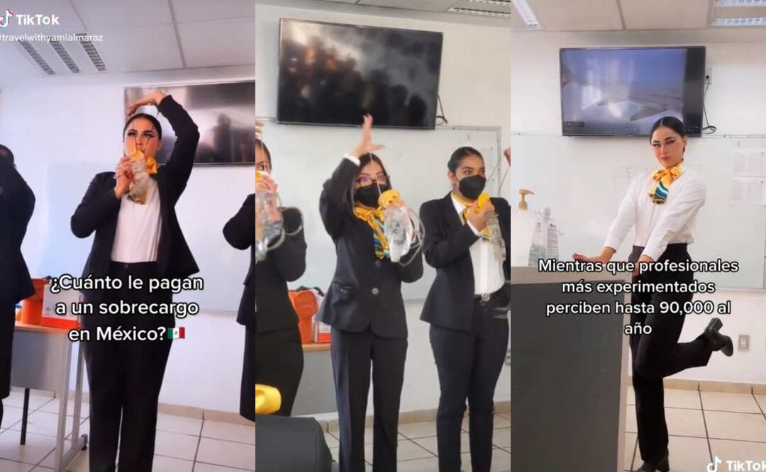 Fue a través de la cuenta de TikTok donde se dio a conocer cuánto gana una sobrecargo en México