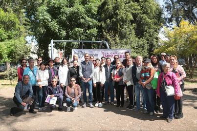 Continúa gobierno de la ciudad con el mantenimiento a las áreas verdes