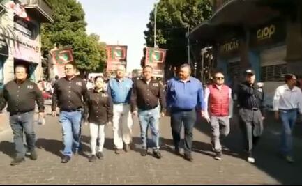 Sindicalizados marchan del Paseo Bravo al zócalo previo al Día del Trabajo