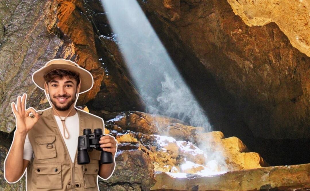 Viaja al centro de la Tierra a través de estas cuevas en Puebla. Foto Especial