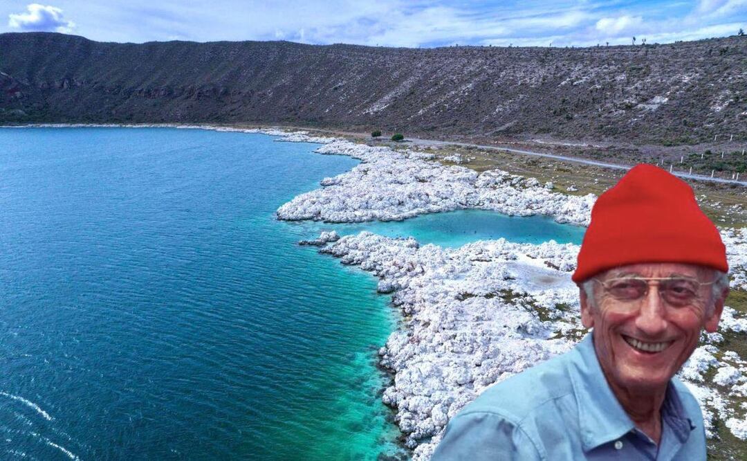 La Laguna de Alchichica es de agua salada y tiene arrecifes alrededor, lo que impresionó a Cousteau | Portada: foto Facebook Laguna alchcicha