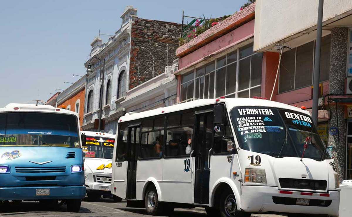 Transportistas exigen aumento a las tarifas en Puebla