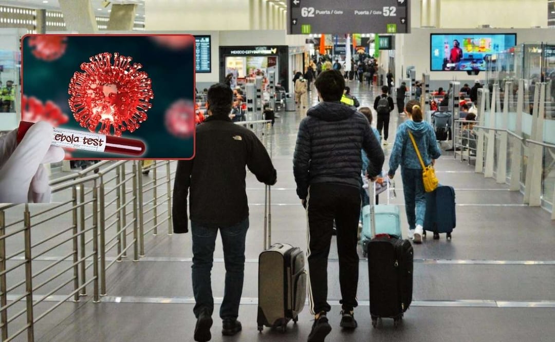 Por el Mundial 2026, reforzarán vigilancia en aeropuertos de México por crisis de ébola en África | Foto: Gobierno de México / Canva
