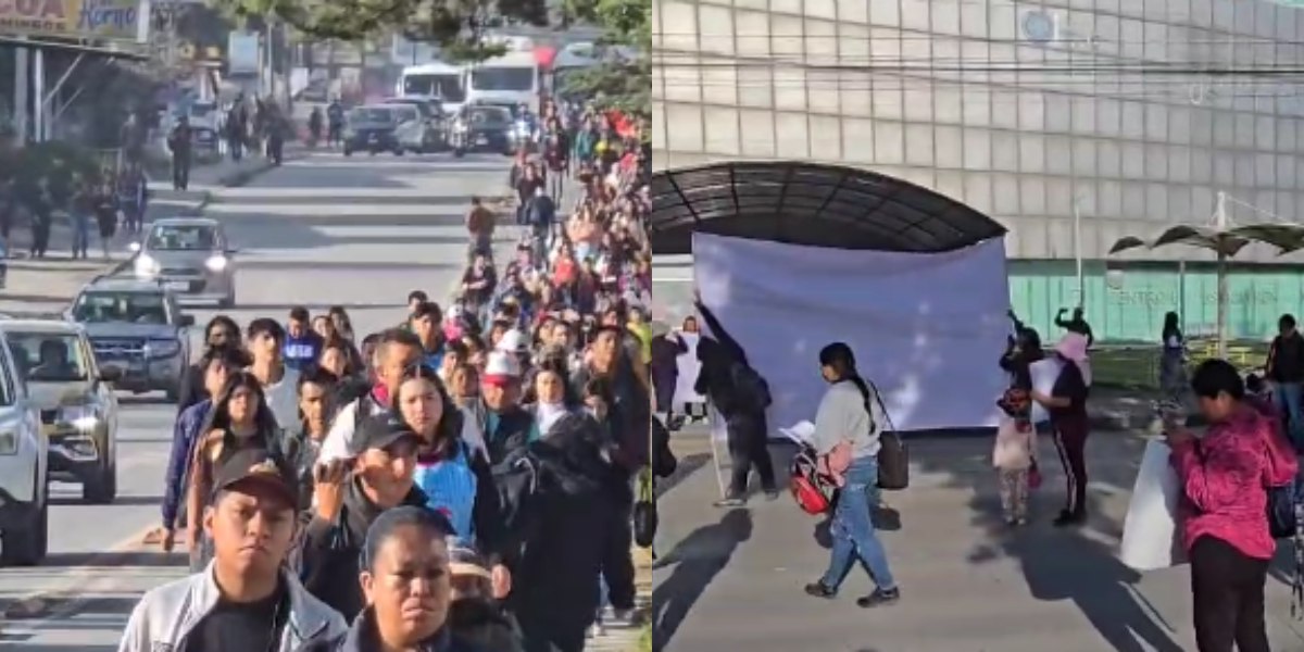 El servicio de la Red Urbana de Transporte Articulado tuvo que ser suspendido / Foto:  Captura de video EsImagen