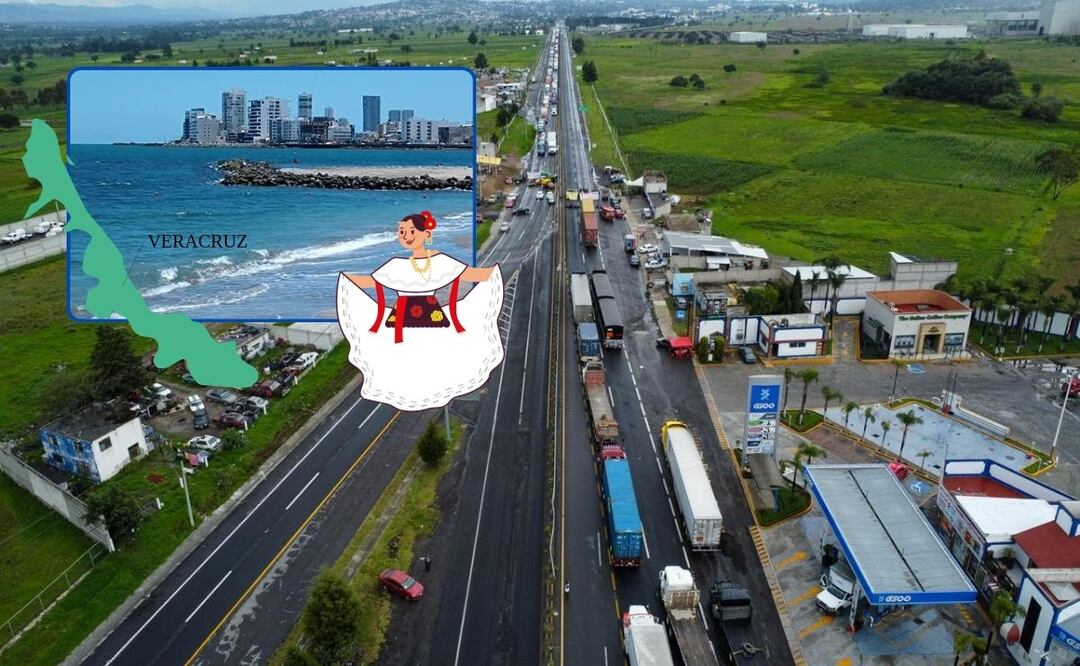 Veracruz es el destino preferido de los poblanos en Semana Santa | Foto: EsImagen / Redes sociales / Canva