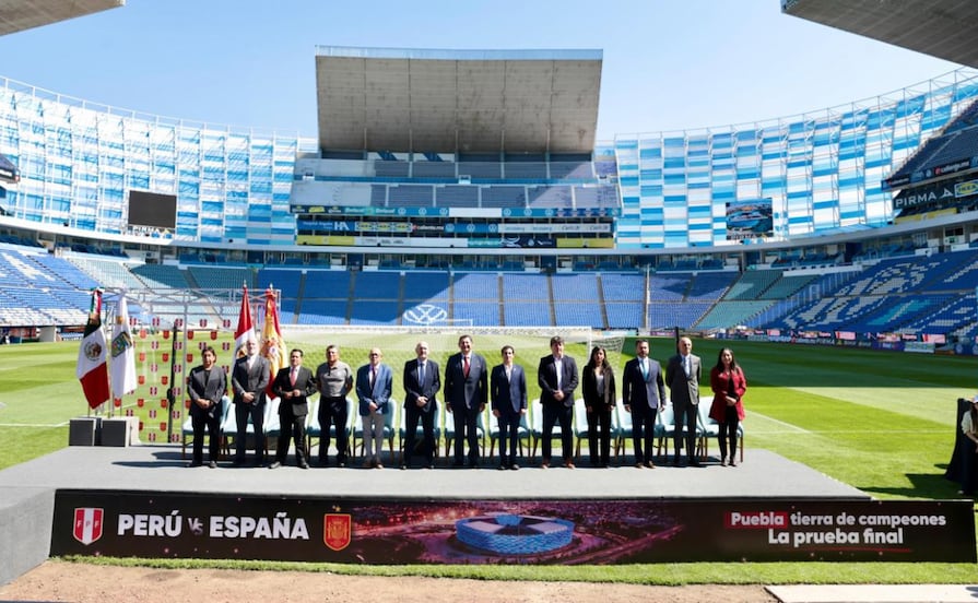 Puebla está en el Mundial, juego Perú vs España proyecta al estadio internacionalmente