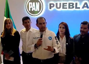 Marko Cortés reconoce a Lalo Rivera por los buenos resultados en precampaña