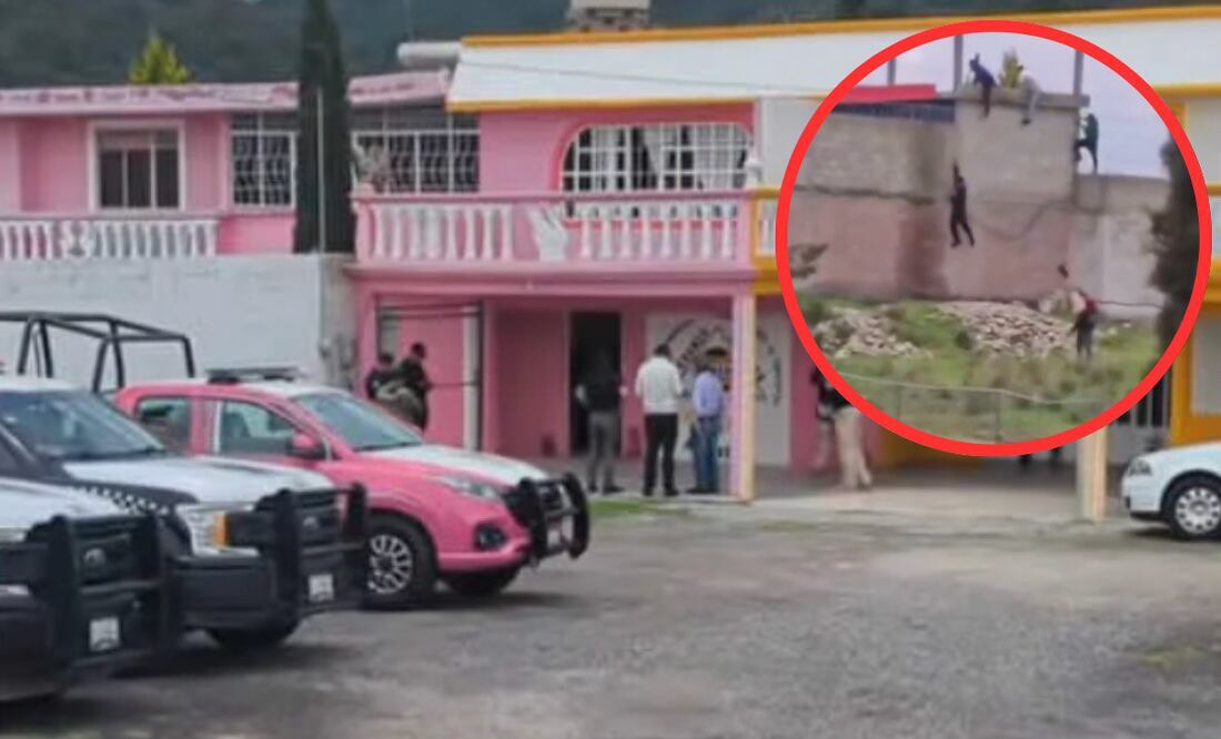 El anexo del que escaparon los internos se ubica en Hueyotlipan, Tlaxcala | Foto: Captura de video