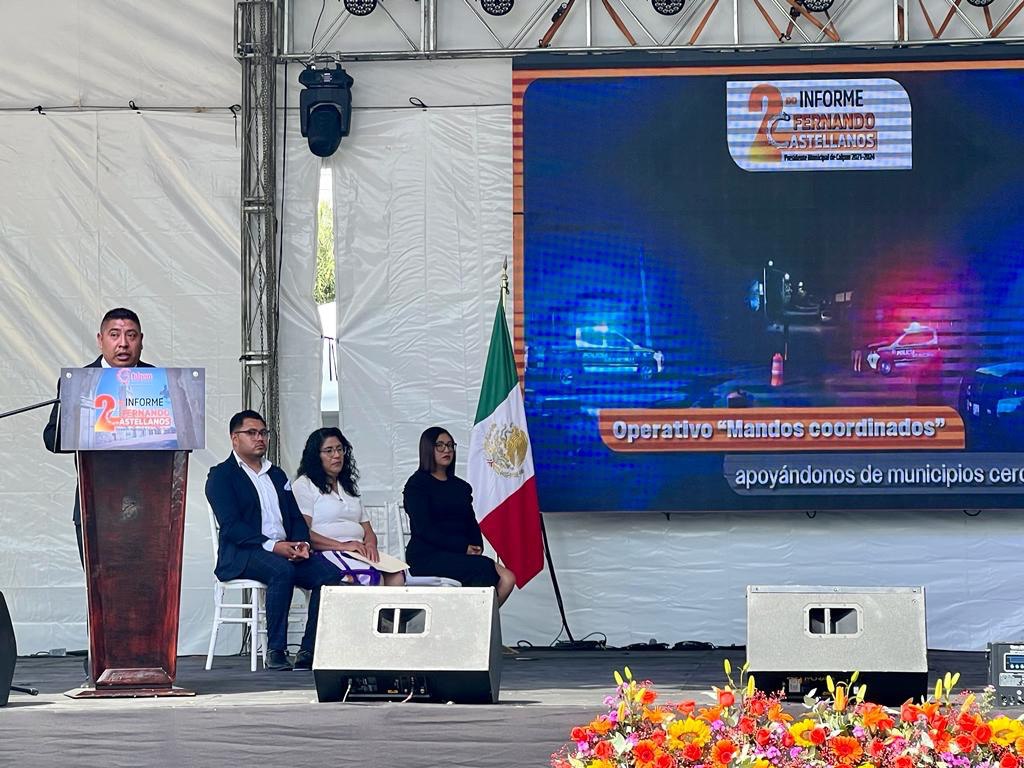 Al informe del presidente municipal de Calpan asistieron alrededor de 600 personas | Fotos Especiales