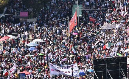 Más de un millón asistieron a la marcha de López Obrador: Barbosa 