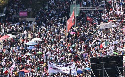 Más de un millón asistieron a la marcha de López Obrador: Barbosa 