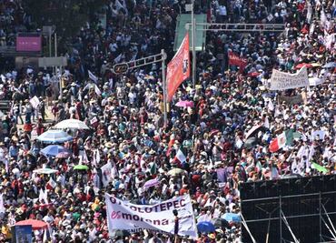 Más de un millón asistieron a la marcha de López Obrador: Barbosa